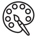 Palette color icon