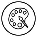Palette color icon