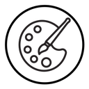 Palette color icon