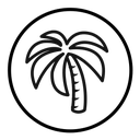 Palm tree icon