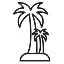 Palm tree 2 icon