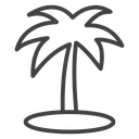 Palm tree 3 icon