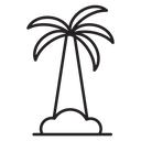 Palm tree icon