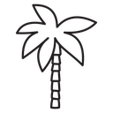 Palm tree icon