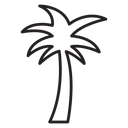 Palm tree icon