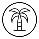 Palm tree icon