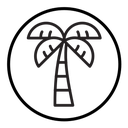 Palm tree icon