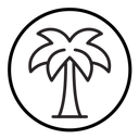 Palm tree icon