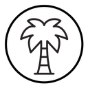 Palm tree icon