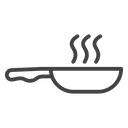 Pan frying icon