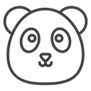 Panda bear icon