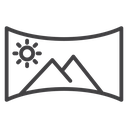 Panoramic view icon