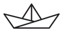Paper boat icon