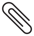 Paper clip icon