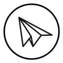 Paper plane (2) icon