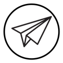 Paper plane icon