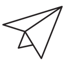 Paper plane icon