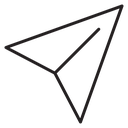 Paper plane icon