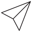 Paper plane icon