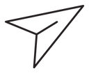 Paper plane icon