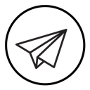 Paper plane icon