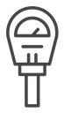 Parking meter icon
