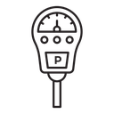 Parking meter icon
