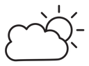 Partially cloudy icon