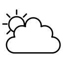 Partially Cloudy Sun icon