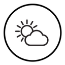 Partially cloudy icon