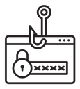 Password phishing icon