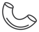 Pasta Black Outline icon