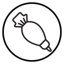 Pastry bag icon