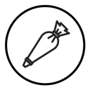 Pastry bag icon