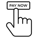 Pay now icon