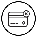 Payment cancel icon