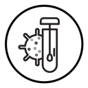 PCR test icon