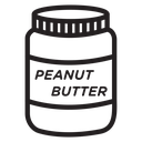 Peanut butter icon