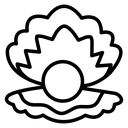 Pearl Oyster Open Shell icon