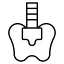 Pelvic area icon