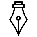 Pen nib 2 icon