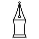 Pen nib icon