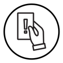 Penalty card sport icon