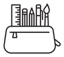 Pencil box icon