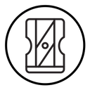 Pencil sharpener icon