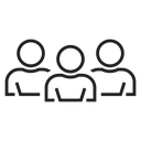 People Black Outline icon