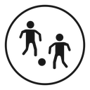 People playing Ball icon