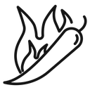 Pepper hot icon