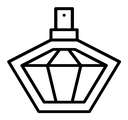 Perfume black outline icon