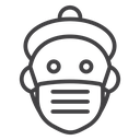 Person in mask icon